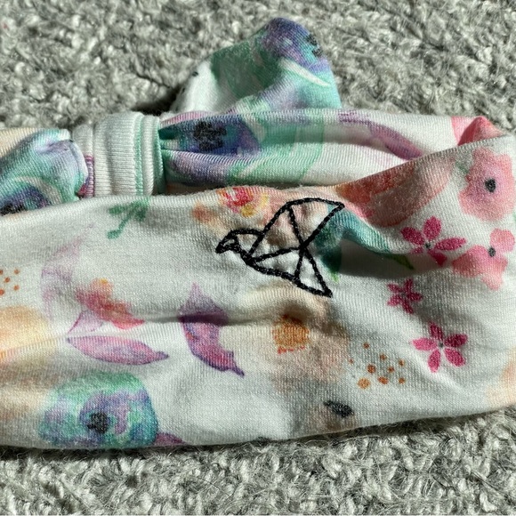 Copper Pearl Knit Headband in Bloom - Picture 2 of 2